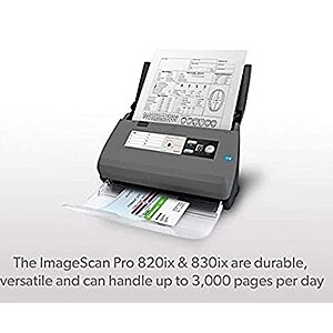 Ambir ImageScan Pro 820ix 20ppm High-Speed ADF Scanner $79.99
