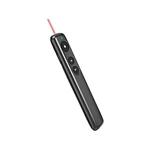 Woot! Appsclusive Amazon Basics Wireless Presenter, Red Laser, 2.4GHz, Battery Operated, Hyperlink $4.99