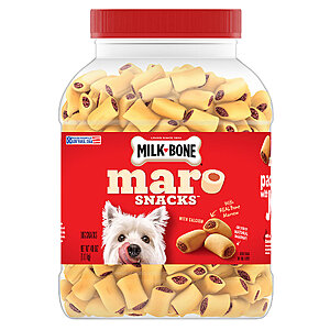 New PetSmart Autoship Customers: 40-Oz Milk-Bone MaroSnacks Dog Treats w/ Real Bone Marrow & Calcium 4 for $22.40 ($5.60 each) & More + 25% SD Cashback + Free Shipping $49+