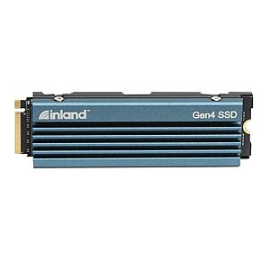 2TB Inland Gaming Performance Plus 3D TLC NAND PCIe Gen4 NVMe M.2 SSD Internal Solid State Drive w/ Heatsink (PS5 Compatible) $155 + Free Store Pickup at Micro Center
