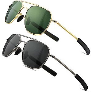 SUNGAIT Men's Polarized Aviator Sunglasses from $8.80 + Free Shipping w/ Prime or $25+