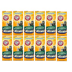 New Chewy Customers: 30-Oz Arm & Hammer Cat Litter Deodorizer Powder 12 for $9.80 ($0.80 each) + Free Shipping