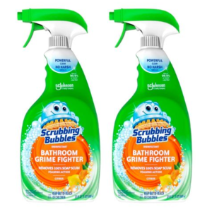 32-Oz Scrubbing Bubbles Disinfectant Bathroom Grime Fighter Spray (Citrus) 2 for $5.60 ($2.80 each) + Free Shipping w/ Prime or $25+