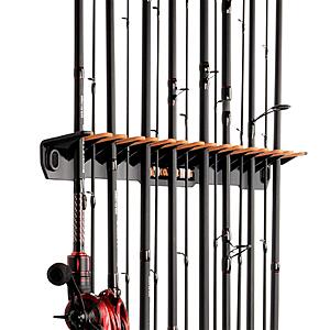 KastKing Wall-Mounted Rack for Fishing Rods (Holds up to 15) $9.50, 2-Pack $14.50 ($7.25 each) + Free Shipping w/ Prime or $35+