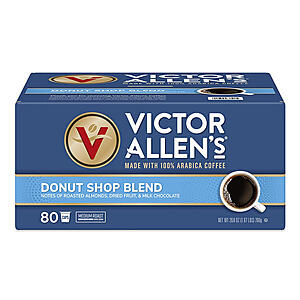 **Price Drop** 80-Count Victor Allen Coffee K-Cup Pods (Various Flavors) 3 for $44 ($14.65 each) + Free Store Pickup at Big Lots