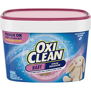 3-lbs OxiClean Versatile Baby Stain Remover $5.55 w/ S&S + Free Shipping w/ Prime or $35+