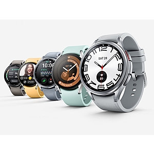 Samsung EDU/EPP: 43mm Galaxy Watch6 Classic Bluetooth + Extra Sports Band: Starting from $56 w/ Eligible Trade In & More + Free Shipping