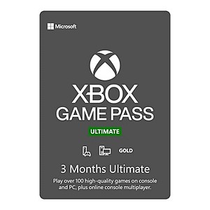 XBOX Game Pass Ultimate 3-Month Membership (Digital) $29.99