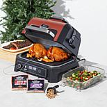 New Customers: Ninja Woodfire Pro XL Outdoor Grill & Smoker with Thermometer & Cover (Various Colors) $260.5