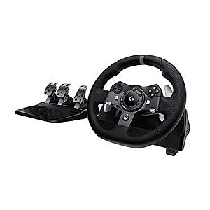 Logitech G920 Driving Force Racing Wheel w/ Pedals (Xbox One, X|S, PC) $200 + Free Shipping