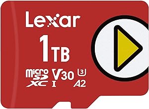 Amazon: Up to 60% Off Lexar SSDs, RAM, USBs, SD & MicroSD Cards, PLAY microSDXC UHS-I Card 1TB $64.95 + Free Shipping w/ Prime