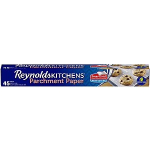 Amazon: Reynolds Kitchens Parchment Paper Roll with SmartGrid, 45 Square Feet $4.49 w/ Clip Coupon + S&S