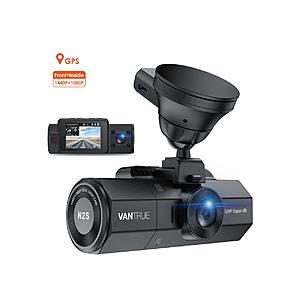 Vantrue N2S 4K Dash Cam [Dual 1440P Front and Inside Dash Camera with GPS / Infrared Night Vision / Motion Sensor] for $169.99 w/ Free Shipping