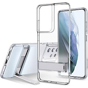 50% off ESR Cases for Samsung Galaxy S21 Ultra, S21 Plus, S21, and S20 Ultra (Kickstand from $7.99, others from $3.24), and Wireless Chargers from $5.39, FS w/ PRIME