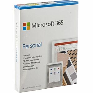 12-Month Microsoft 365 Personal Office Apps Subscription for One PC/Mac $37 + Free Shipping