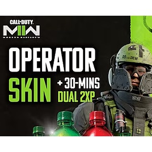 Call of Duty: Modern Warfare II DLC: Mountain Dew Game Fuel Operator Skin + 30Min Double XP (Digital Delivery) $5.47