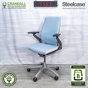Steelcase Gesture Office Chair (Authorized Factory Returned, Fabric, Grade B) $786.95 & More + Free S/H