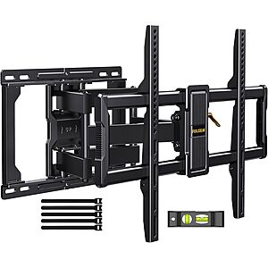 Prime Members: Perlegear Full Motion TV Wall Mount (for 40-86" TVs, 132lbs Max) $25 & More + Free Shipping