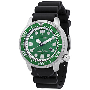 CITIZEN Men's Eco-Drive Promaster Green Dial Watch $163+ Free Shipping