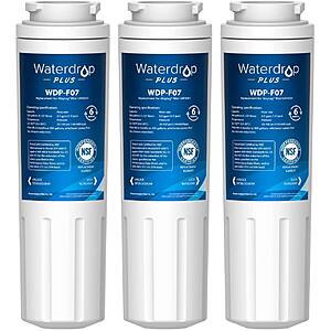 3-Pack Waterdrop Plus Refrigerator Water Filter Replacements (Various Models) from $26.30 + Free Shipping
