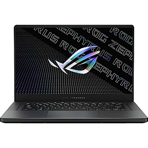 ASUS - ROG Zephyrus G15 15.6" QHD Laptop - AMD Ryzen 9 - 16GB Memory - NVIDIA GeForce RTX 3060 - 512GB Solid State Drive - Eclipse Gray - $999.99 + Free Shipping