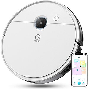 yeedi vac x Robot Vacuum - Ultra-Slim Design, Powerful 3000Pa Suction, Carpet Detection, Smart Mapping - Ideal for Carpet, Hard Floor Cleaning, Pets - $89.99