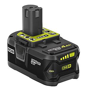 RYOBI ONE+ Batteries: 18V 4.0 Ah Li-Ion Battery (Factory Reconditioned) $35 & More