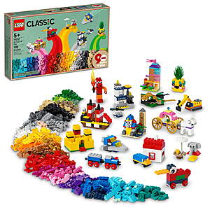 LEGO Classic 90 Years of Play Building Set with 15 Mini Builds 11021 $30.00 + Free S&H w/ Walmart+ or $35+