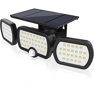 JESLED 360 Degree Adjustable Solar Flood Light 80 LED Outdoor Motion Sensor Security Light $15.36 + Free Shipping w/ Prime