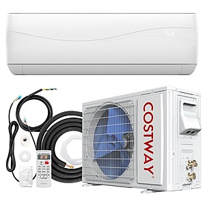 Costway 18000 BTU Mini Split Air Conditioner with 17 SEER Heater $592 + Free Shipping