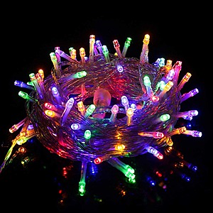 Twinkle Star 33 FT 100 LED String Lights Multicolor $8 + Free S&H W/Prime or $25+