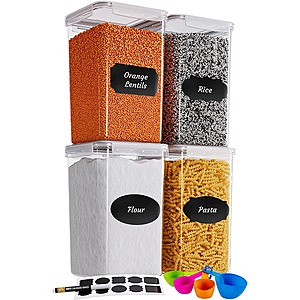 Chef's Path 4 Extra Large Tall Food Storage Containers 7 qt $31 + Free Shipping