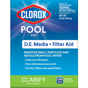 Clorox Pool&Spa Granular D.E. Filter Aid for Swimming Pools, 24 lbs - Walmart.com $10.33