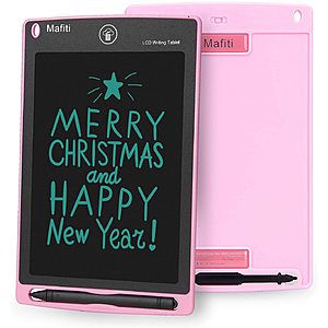 Amazon.com: Mafiti LCD Writing Tablet 8.5 Inch Electronic Writing Drawing Pad Portable Doodle Board Gifts for Kids Office Memo Home Whiteboard $5.84