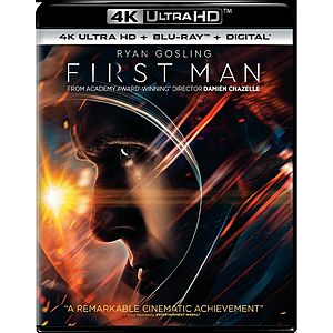 4K UHD + Blu-ray Movies: Casino, First Man & More: Buy 2+, Get 25% Off + Free Shipping