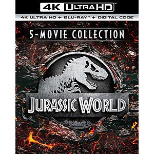 Amazon Prime Members: 4K & Blu-ray Collections: Jurassic World 5-Movie Collection $29.99, The Matrix Trilogy $34.99 & More + Free Shipping