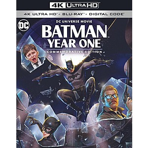4K UHD Blu-ray Films: Batman: Year One, Inglourious Basterds, Jaws $8 each & More + Free S&H