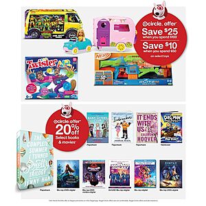 Target Circle Members: Target Toys Coupon: $25 off $100 + Free Shipping (Exclusions Apply) **Starting Sunday Oct 1 - Oct 7**
