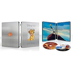 Disney 4K Blu-ray Steelbooks: The Lion King, Star Wars: A New Hope, Coco & More $10 Each + Free Store Pickup