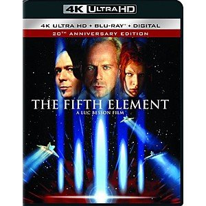 Fry's Email Exclusive: The Fifth Element 20th Anniversary Edition (4K UHD + Blu-ray + Digital HD) $12.99 + Free Store Pickup
