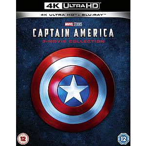 Captain America: 3-Movie Collection Pre-Order (4K Ultra HD + Blu-Ray) $41.60