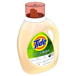 Target Stores: 75-Oz Tide PurClean Liquid Laundry Detergent + 200-Ct Bounce Dryer Sheets + $5 Target Gift Card $13.65 after Cartwheel & Coupon B&M
