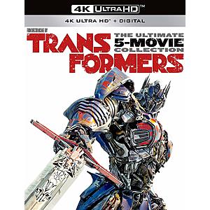 Transformers: 5-Movie Collection (4K UHD Blu-ray + Digital) $35.69 + Free Shipping