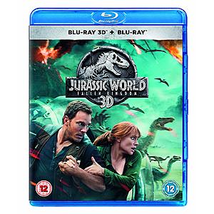 Jurassic World: Fallen Kingdom (Region-Free 3D Blu-ray + Blu-ray) $7.15