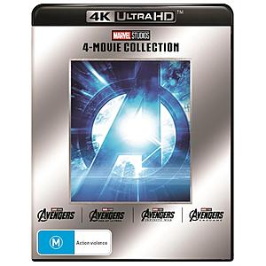 Buy 1 Get 1 Free Blu-ray & 4K UHD Movies & Box Sets: Avengers: 4-Movie Collection (4K Ultra HD) + Captain America: 3-Movie Collection (4K Ultra HD) $50 Shipped @ JB HI-FI