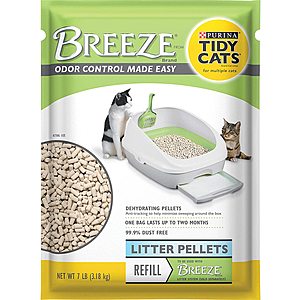 4-Count 7-Lbs Purina Tidy Cats Breeze Litter System Refills (Original Pellets) $41 & More w/ S&S + Free S&H