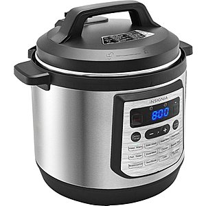 Insignia 8-Quart Multi-Function Stainless Steel Pressure Cooker $37.99 + Free Shipping @ Best Buy