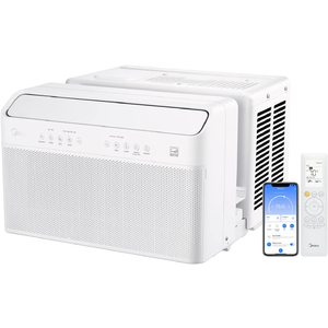 Amazon.com: Midea 8,000 BTU U-Shaped Smart Inverter Window Air Conditioner $239.99