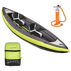 Itiwit by Decathlon 2-Person Inflatable Recreational Sit-on Kayak w/ Pump $105 + Free Shipping