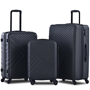 Travelhouse 3 Piece Hardshell Luggage Set Hardside Lightweight Suitcase with TSA Lock Spinner Wheels - Free Shipping - $90
